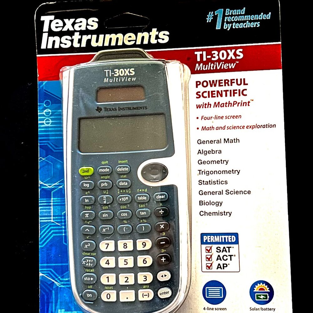 Texas Instruments TI-30XS MultiView Scientific Calculator